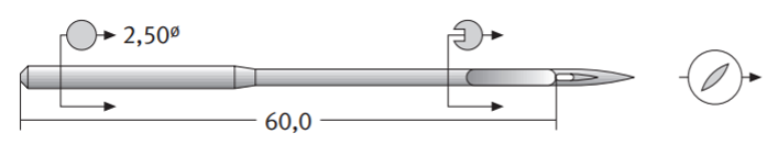 Игла Schmetz 794 LR (DYX3 LR)