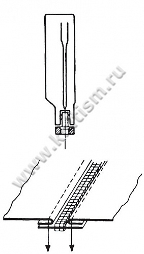 Лапка для молнии P363V SEWPARTS